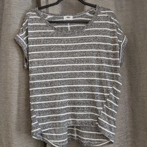 Grey Striped Shirt